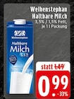 Haltbare Milch im Angebot bei EDEKA in Willich Haltbare Milch Angebote von Weihenstephan bei EDEKA Willich für 0,99 €