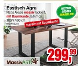 Aktuelles Esstisch Agra Angebot bei Die Möbelfundgrube in Saarbrücken ab 299,99 €
