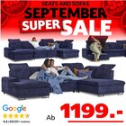 Boss Wohnlandschaft bei Seats and Sofas im Viersen Prospekt für 1.199,00 €