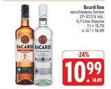 Rum im Angebot bei E center in Coburg Rum Angebote von Bacardi bei E center Coburg für 10,99 €