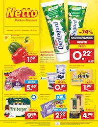 Netto Marken-Discount Prospekt: "Aktuelle Angebote", 55 Seiten, 14.10.2024 - 19.10.2024