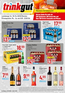 Aktueller Trinkgut Prospekt (Neubiberg, 4 Seiten zum blättern Trinkgut Prospekt Münchens Getränkemarkt! mit 4 Seiten