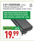 2-IN-1-POWERBANK im Angebot bei Marktkauf in Detmold 2-IN-1-POWERBANK Angebote bei Marktkauf Detmold für 19,99 €