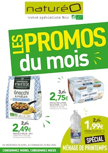 Prospectus NaturéO à Livry-Gargan, "LES PROMOS du mois", 22 pages de promos valables du 30/04/2025 au 25/05/2025
