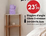 Étagère d'angle dans le catalogue Maxi Bazar
