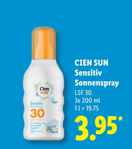 Sensitiv Sonnenspray