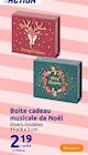 Boîte cadeau musicale de Noël dans le catalogue Action