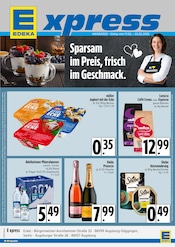 Aktueller E xpress Supermarkt Prospekt in Neusäß und Umgebung, "Sparsam im Preis, frisch im Geschmack." mit 4 Seiten, 17.02.2025 - 22.02.2025