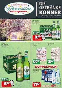 Bier im Getränke Paradies Prospekt "DIE GETRÄNKEKÖNNER" mit 4 Seiten (Hamm)