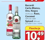 Bacardi Carta Blanca, Oro, Negra, Razz, Coconut oder Spiced bei famila Nordost im Prospekt besser als gut! für 10,49 €