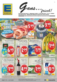 EDEKA Prospekt der Woche "Aktuelle Angebote" Seite 1, 17.11.2025 bis 22.11.2025 für Köln Aktueller EDEKA Prospekt "Aktuelle Angebote" Seite 1 von 24 Seiten für Köln