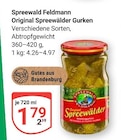 Original Spreewälder Gurken bei GLOBUS im Prospekt "" für 1,79 €