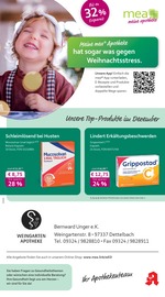 Aktueller mea - meine apotheke Apotheken Prospekt in Ebrach und Umgebung, "Unsere Dezember-Angebote" mit 4 Seiten, 01.12.2025 - 31.12.2025