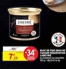 Promo Bloc de foie gras de canard dégustation à 7,25 € dans le catalogue Intermarché à Stenay