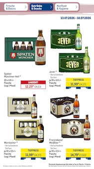 Warsteiner im aktuellen METRO Prospekt (Landau (Pfalz)) Warsteiner im METRO Prospekt "Wochenangebote + Gewinnspiel" mit 51 Seiten (Landau (Pfalz))