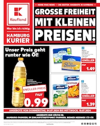 Aktueller Kaufland Supermärkte Prospekt für Großhansdorf: Aktuelle Angebote mit 56} Seiten, 04.07.2024 - 10.07.2024