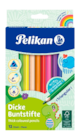 Dicke Buntstifte von Pelikan im aktuellen Woolworth Prospekt