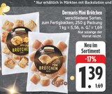 Mini Brötchen Natur Angebote von Dermaris bei EDEKA Gera für 1,39 €