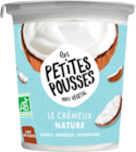 CRÉMEUX GOURMAND AU LAIT DE COCO BIO LES PETITES POUSSES - LES PETITES POUSSES en promo chez Auchan Hypermarché CRÉMEUX GOURMAND AU LAIT DE COCO BIO LES PETITES POUSSES - LES PETITES POUSSES dans le catalogue Auchan Hypermarché