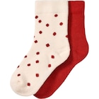 Thermosocken mit Punkte-Muster, rot + weiß, Gr. 29/31 von ALANA im aktuellen dm-drogerie markt Prospekt
