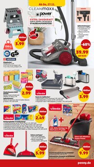 Staubsauger im Penny Prospekt "Wer günstig will, muss Penny." mit 40 Seiten (Cottbus)
