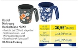 Mehrweg Henkel tasse MUKK von Koziol im aktuellen METRO Prospekt für 44,02 €