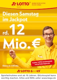 Aktueller LOTTO Bayern Tankstellen Prospekt für Altdorf: Aktueller Jackpot rund 12 Mio. € mit 1} Seite, 31.10.2024 - 02.11.2024