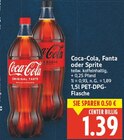 Erfrischungsgetränke im Angebot bei E center in Teltow Erfrischungsgetränke Angebote von Coca-Cola bei E center Teltow für 1,39 €