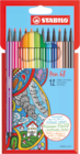 12 feutres de coloriage "pen 68" à Carrefour Market dans Rançon