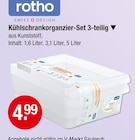 Kühlschrankorganizer-Set 3-teilig im V-Markt Prospekt Kühlschrankorganizer-Set 3-teilig von rotho im aktuellen V-Markt Prospekt für 4,99 €