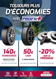 Prospectus Profil Plus à Woippy, "TOUJOURS PLUS D'ÉCONOMIES AVEC PROFIL+", 1 page, 27/07/2026 - 29/08/2026