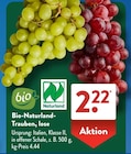 ALDI SÜD Ehrenberg - Bio-Naturland-Trauben, lose Angebot im Prospekt Bio-Naturland-Trauben, lose bei ALDI SÜD im Ehrenberg Prospekt für 2,22 €
