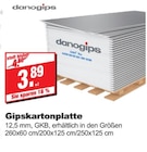 Gipskartonplatte Angebote von danogips bei bauSpezi Ahaus für 3,89 €