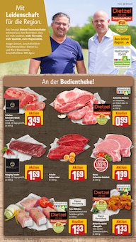 Schweinefleisch im aktuellen REWE Prospekt (Leipzig) Schweinefleisch im REWE Prospekt "Dein Markt" mit 33 Seiten (Leipzig)