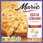Quiche lorraine aux lardons fumés surgelée - MARIE dans le catalogue Intermarché Express