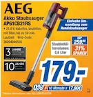 Akku Staubsauger AP61CB21RS im Angebot bei expert in Saarbrücken Akku Staubsauger AP61CB21RS Angebote von AEG bei expert Saarbrücken für 179,00 €