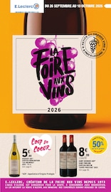 Catalogue E.Leclerc à Saint-Étienne-du-Rouvray cette semaine, valable du 26/09/2026 au 10/10/2026 Prospectus E.Leclerc à Saint-Étienne-du-Rouvray, "LA FOiRE AUX ViNS", 112 pages de promos valables du 26/09/2026 au 10/10/2026
