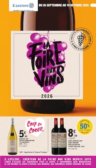 Catalogue de la semaine "LA FOiRE AUX ViNS" avec 1 pages, valide du 26/09/2026 au 10/10/2026 pour Falaise et alentours Prospectus de la semaine "LA FOiRE AUX ViNS" avec 1 pages, valide du 26/09/2026 au 10/10/2026 pour Falaise et alentours