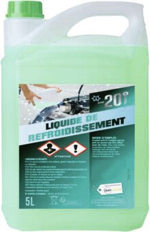 Liquide de refroidissement 5L - Géant Casino à Dijon Liquide de refroidissement 5L en promo chez Géant Casino Dijon à 5,53 €