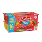 Desserts fruitiers sans sucres ajoutés "Format Familial" - MATERNE dans le catalogue Carrefour