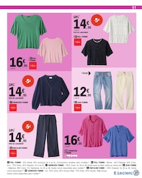 Offre Jean Femme dans le catalogue E.Leclerc du moment à la page 51