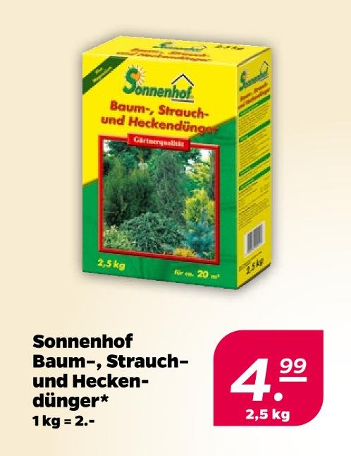 Baum-, Strauch- und Heckendünger