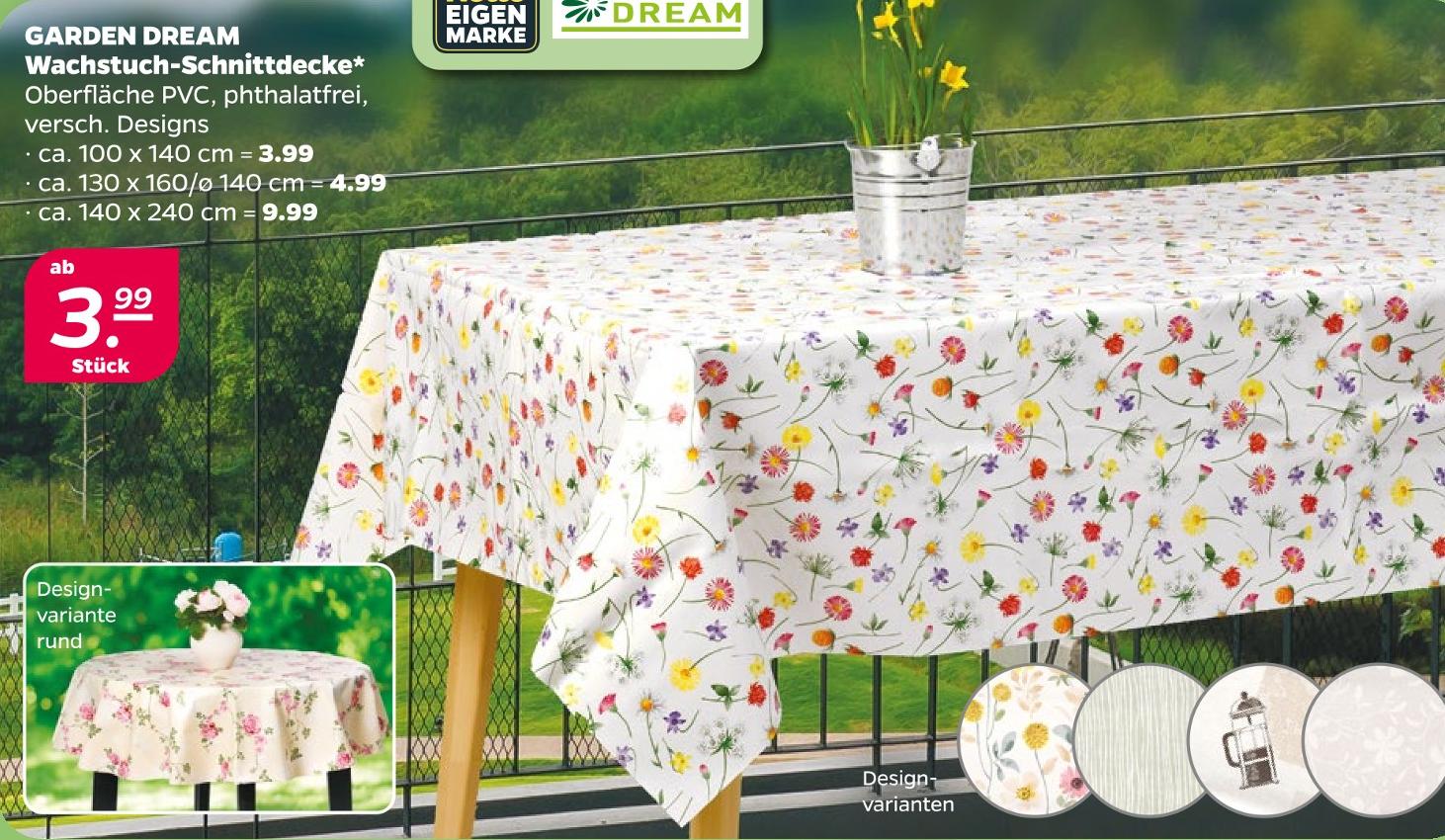 Wachstuch-Schnittdecke