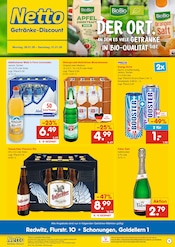 Aktueller Netto Marken-Discount Prospekt mit Getränke, "DER ORT, AN DEM DU IMMER AUSGEZEICHNETE PREISE FINDEST.", Seite 1