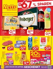 Netto Marken-Discount Discounter Prospekt der aktuellen Woche mit 65 Seiten, gültig von 17.08.2026 bis 22.08.2026, in Bad Klosterlausnitz und Umgebung Aktueller Netto Marken-Discount Discounter Prospekt in Bad Klosterlausnitz und Umgebung, "Aktuelle Angebote" mit 65 Seiten, 17.08.2026 - 22.08.2026