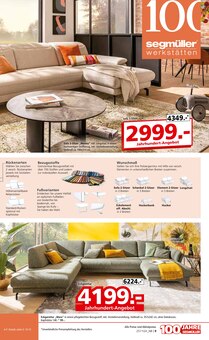 Couch im aktuellen Segmüller Prospekt (Nürnberg) Couch im Segmüller Prospekt "Highlight Angebote" mit 30 Seiten (Nürnberg)