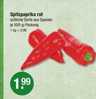 Spitzpaprika rot im V-Markt Prospekt Spitzpaprika rot von im aktuellen V-Markt Prospekt für 1,99 €