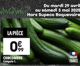 Concombre en promo chez Supeco Concombre dans le catalogue Supeco