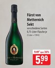 Aktuelle Sekt Angebote bei famila Nordost in Lübeck Aktuelles Fürst von Metternich Sekt Angebot bei famila Nordost in Lübeck ab 5,99 €