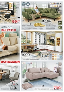 Sitzmöbel im aktuellen Ostermann Prospekt (Remscheid) Sitzmöbel im Ostermann Prospekt "FÜR IHR ZUHAUSE GEMACHT. DAS PASST!" mit 11 Seiten (Remscheid)